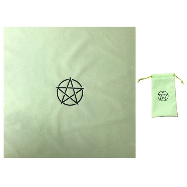 Pentagram Tarot Tablecloth with Bag